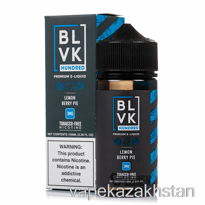 Vape Disposable Lemon Berry Pie - BLVK - 100mL 6mg